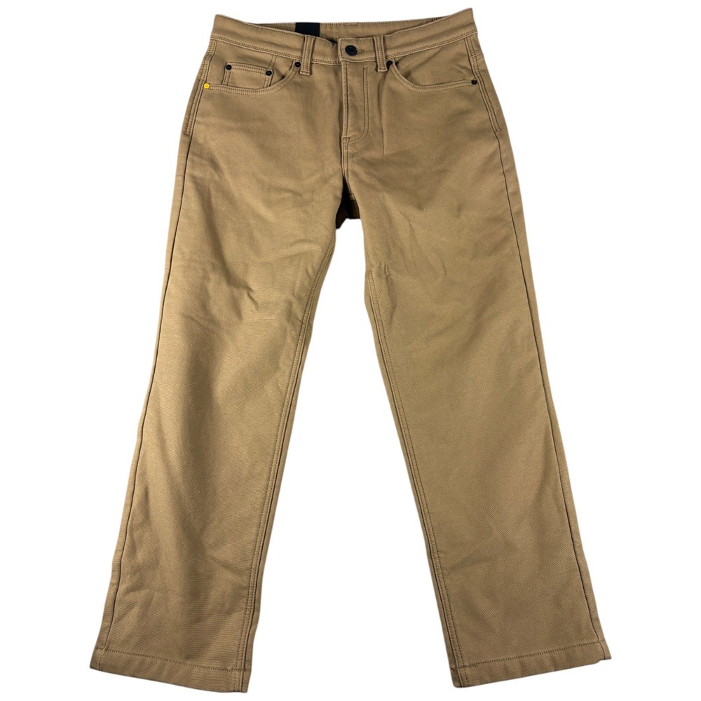 CAT Caterpillar Work Pants Mens 32x30 Brown New Durable Fleece Lined Workwear